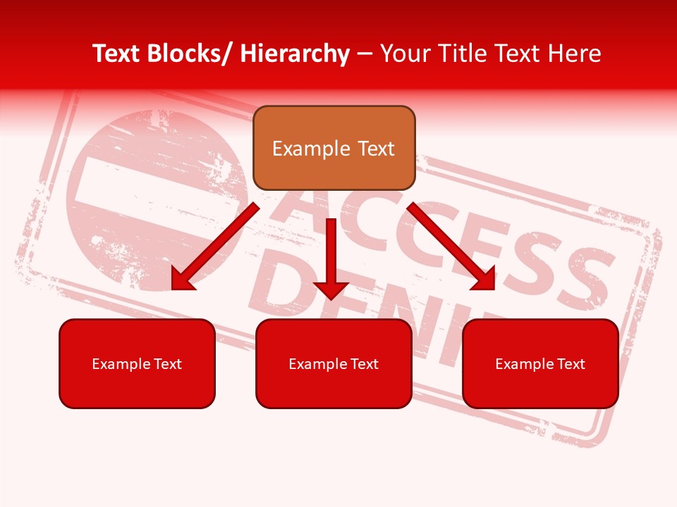 White Grandmother Holding Hands PowerPoint Template
