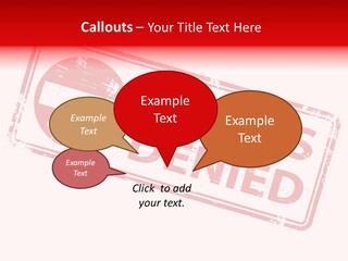 White Grandmother Holding Hands PowerPoint Template