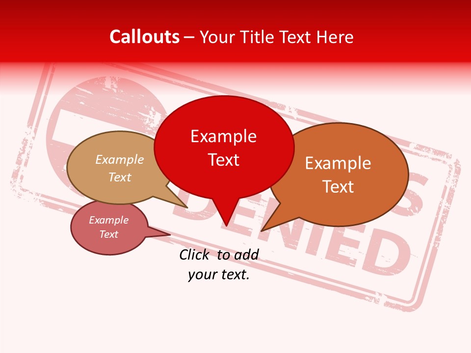 White Grandmother Holding Hands PowerPoint Template