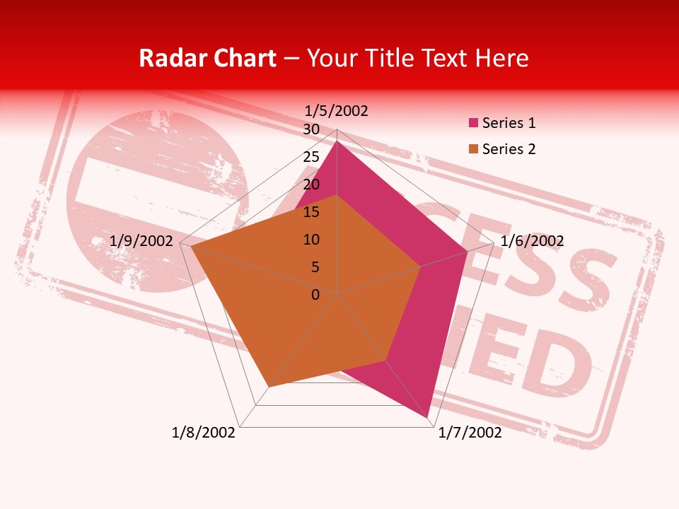 White Grandmother Holding Hands PowerPoint Template