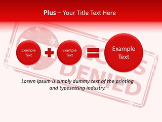 White Grandmother Holding Hands PowerPoint Template