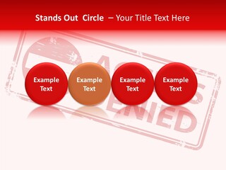 White Grandmother Holding Hands PowerPoint Template