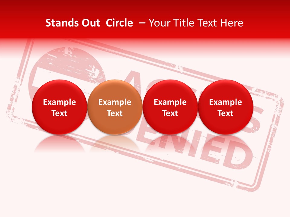 White Grandmother Holding Hands PowerPoint Template