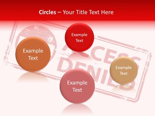 White Grandmother Holding Hands PowerPoint Template