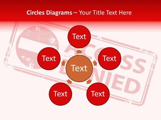 White Grandmother Holding Hands PowerPoint Template