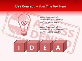 White Grandmother Holding Hands PowerPoint Template