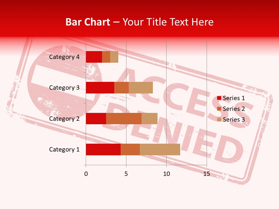 White Grandmother Holding Hands PowerPoint Template