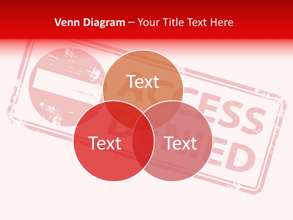 White Grandmother Holding Hands PowerPoint Template