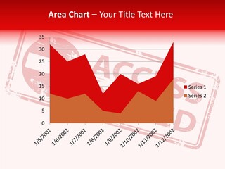 White Grandmother Holding Hands PowerPoint Template