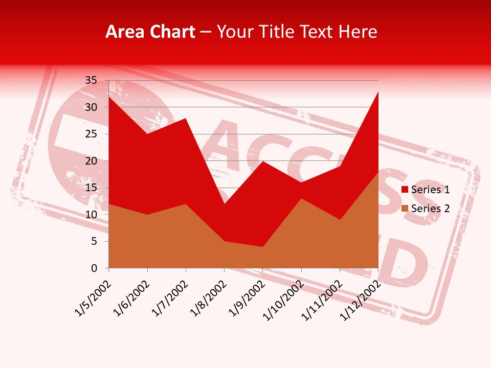 White Grandmother Holding Hands PowerPoint Template