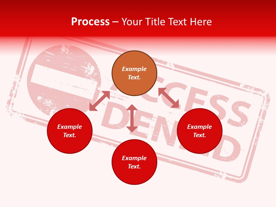 White Grandmother Holding Hands PowerPoint Template