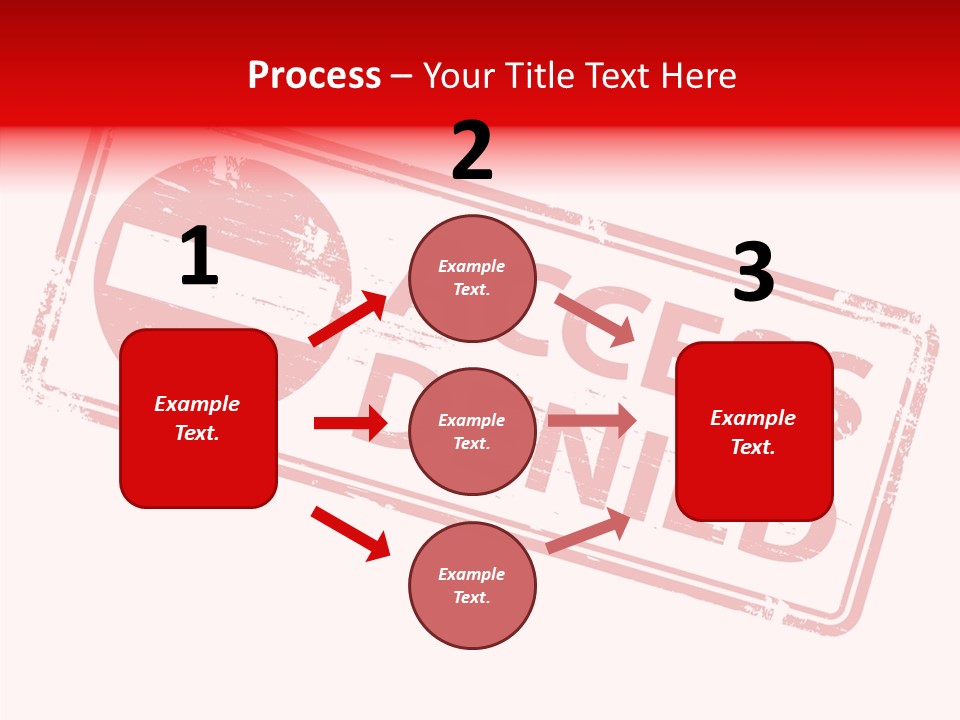 White Grandmother Holding Hands PowerPoint Template