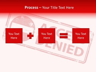 White Grandmother Holding Hands PowerPoint Template