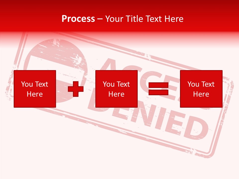 White Grandmother Holding Hands PowerPoint Template