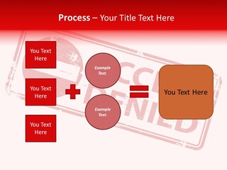 White Grandmother Holding Hands PowerPoint Template