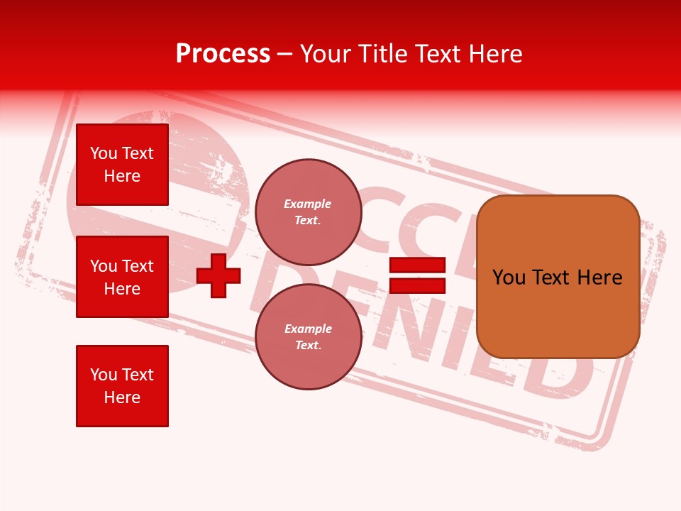 White Grandmother Holding Hands PowerPoint Template
