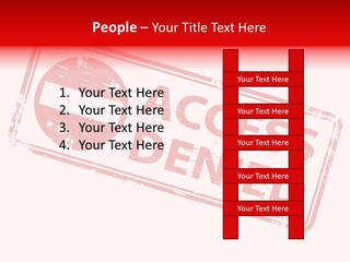 White Grandmother Holding Hands PowerPoint Template