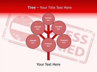 White Grandmother Holding Hands PowerPoint Template