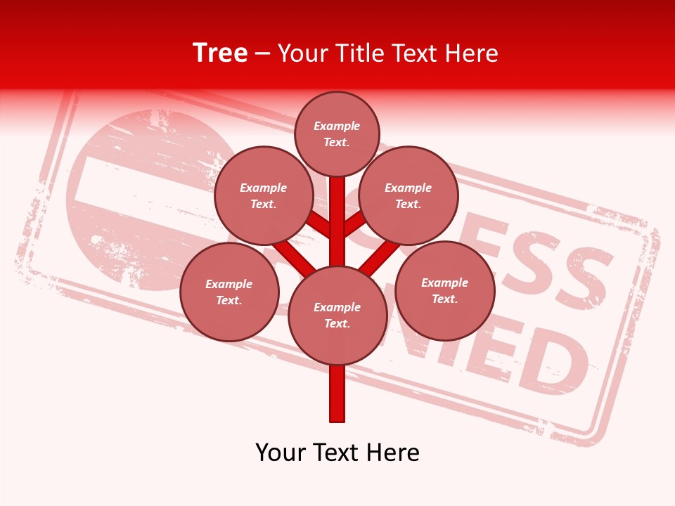 White Grandmother Holding Hands PowerPoint Template