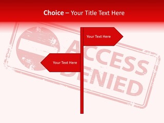 White Grandmother Holding Hands PowerPoint Template