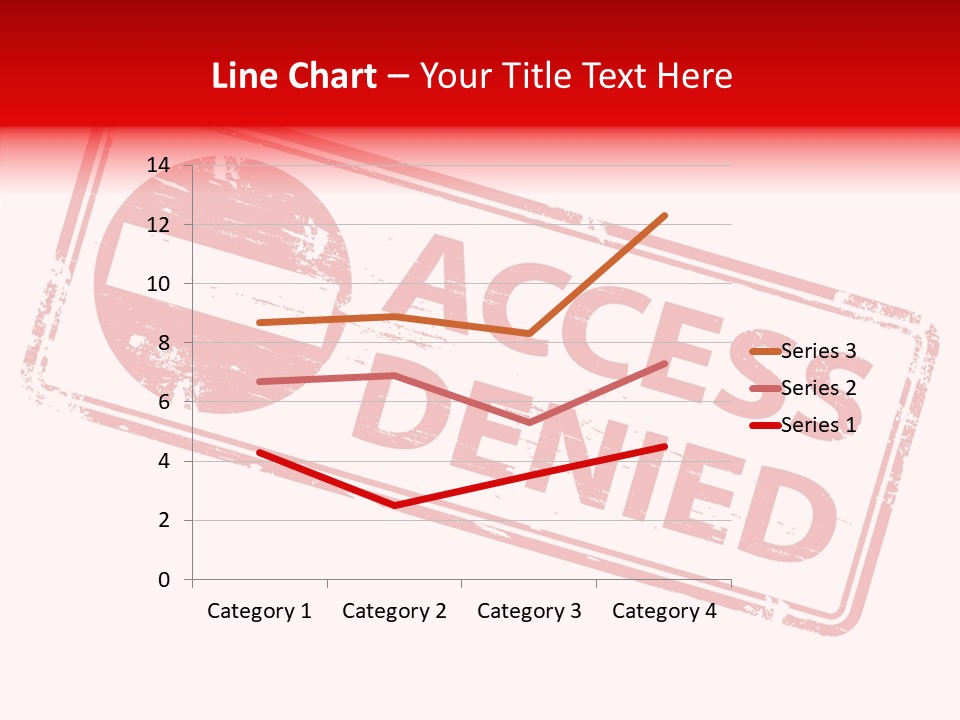 White Grandmother Holding Hands PowerPoint Template