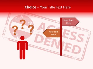 White Grandmother Holding Hands PowerPoint Template