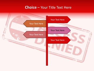 White Grandmother Holding Hands PowerPoint Template