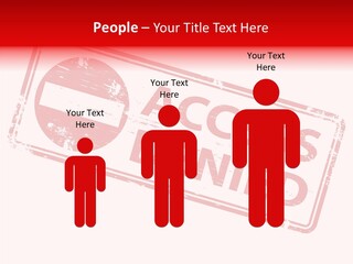 White Grandmother Holding Hands PowerPoint Template