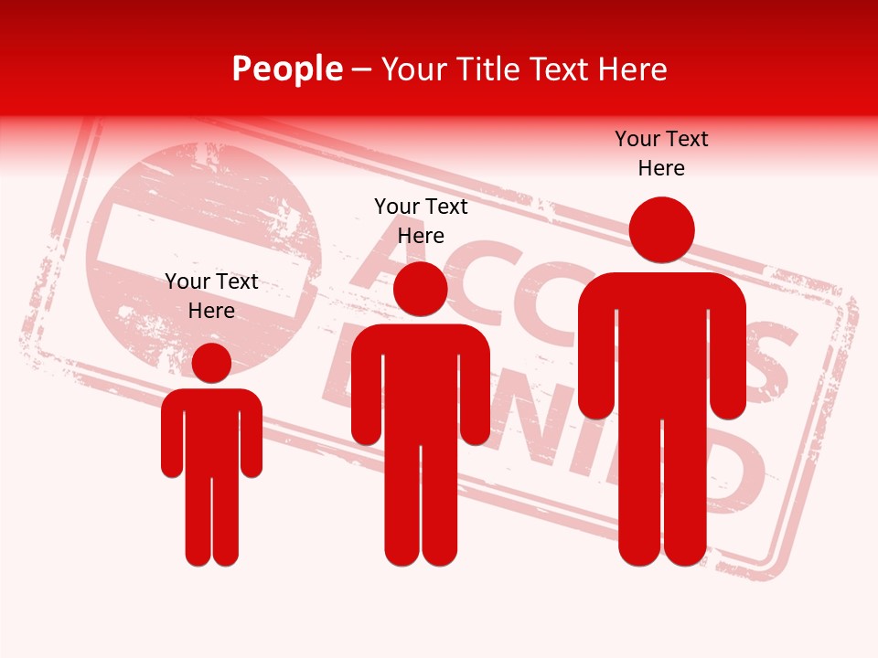 White Grandmother Holding Hands PowerPoint Template