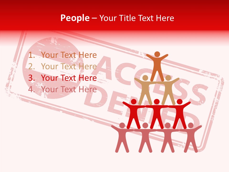 White Grandmother Holding Hands PowerPoint Template