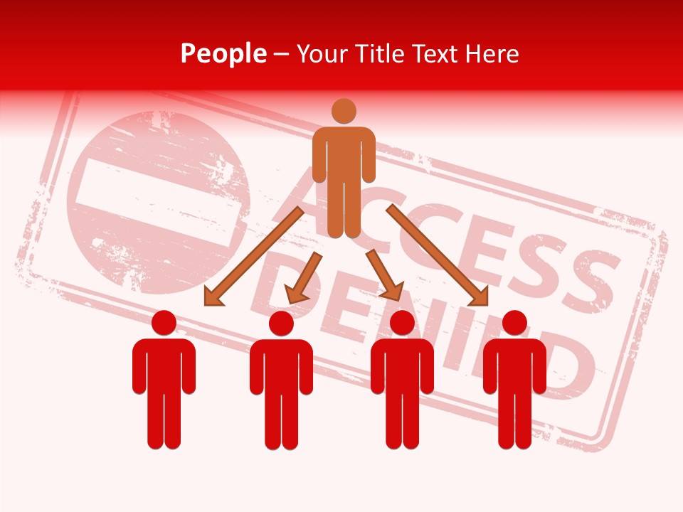 White Grandmother Holding Hands PowerPoint Template