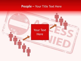 White Grandmother Holding Hands PowerPoint Template