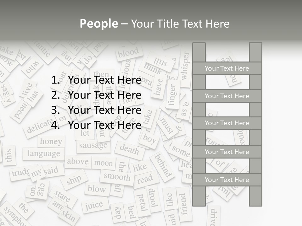 Helping Hand  Elder PowerPoint Template