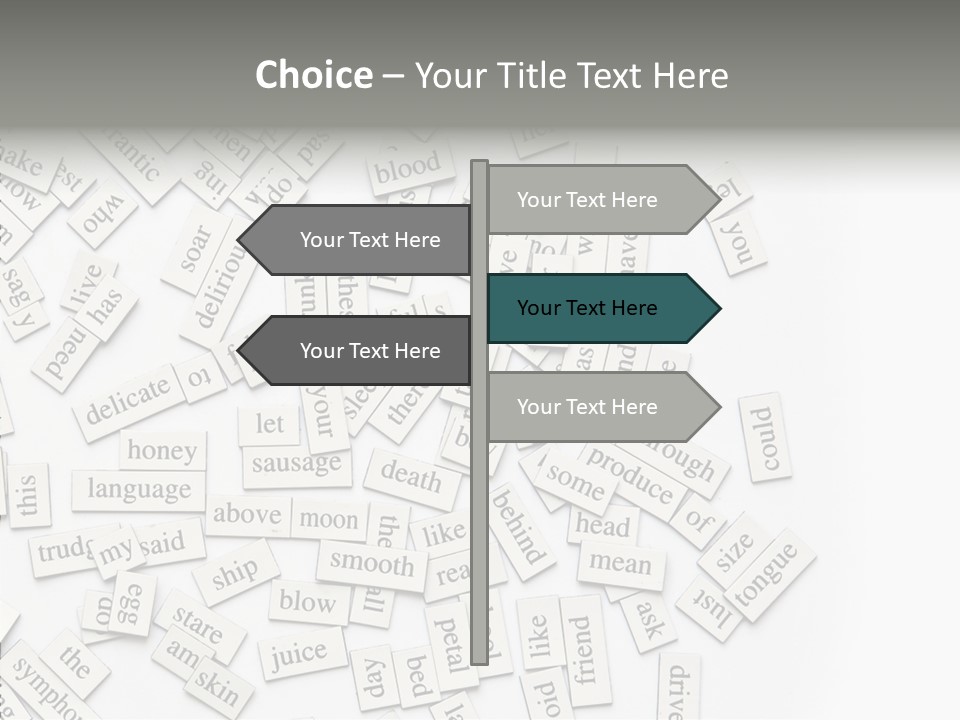 Helping Hand  Elder PowerPoint Template