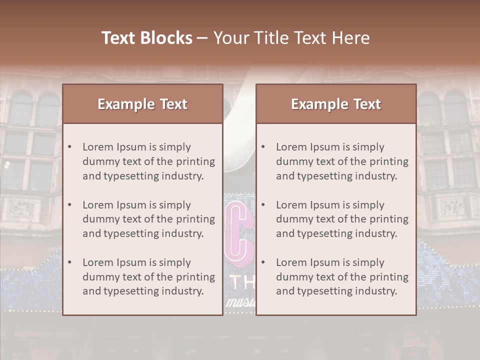 Assistance Elderly Sharing PowerPoint Template