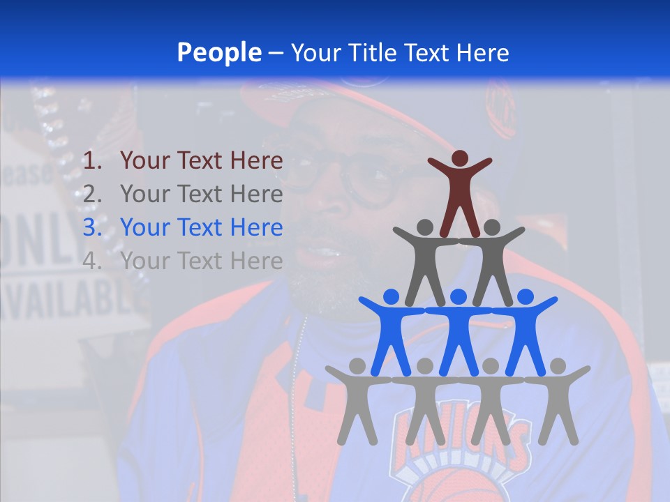 Togetherness Elderly White Background PowerPoint Template