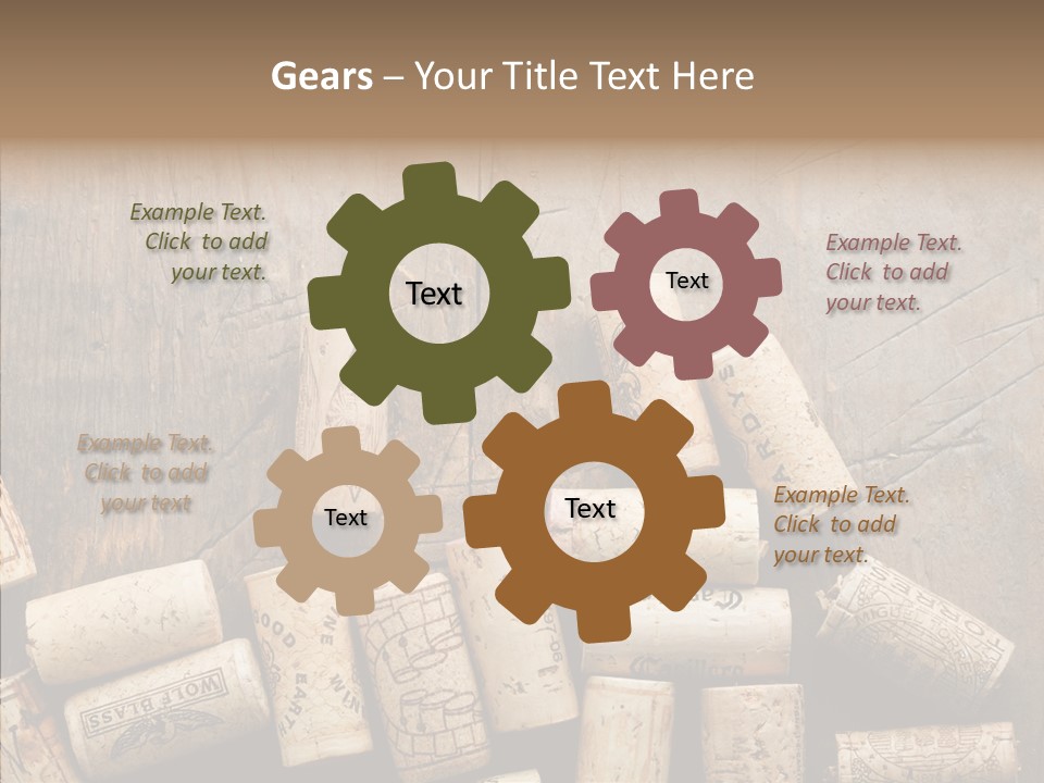 Senior  Grandmother Holding Hands PowerPoint Template