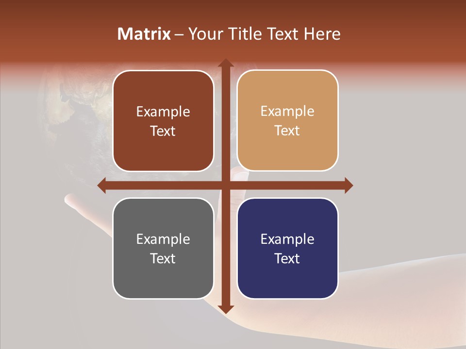 Old Finger Senior PowerPoint Template