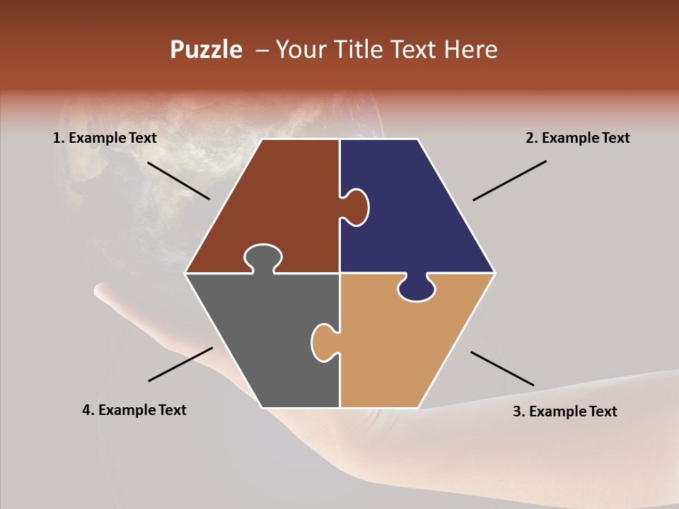 Old Finger Senior PowerPoint Template