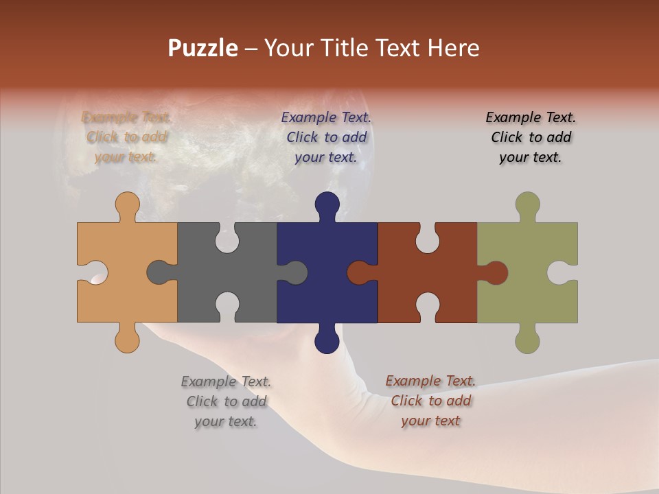 Old Finger Senior PowerPoint Template