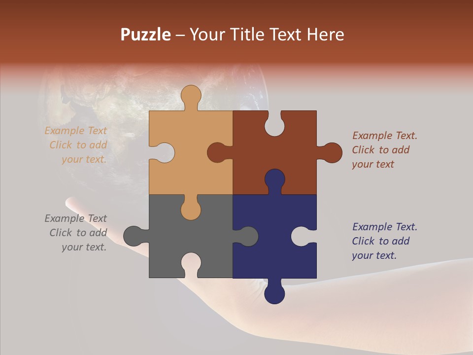 Old Finger Senior PowerPoint Template