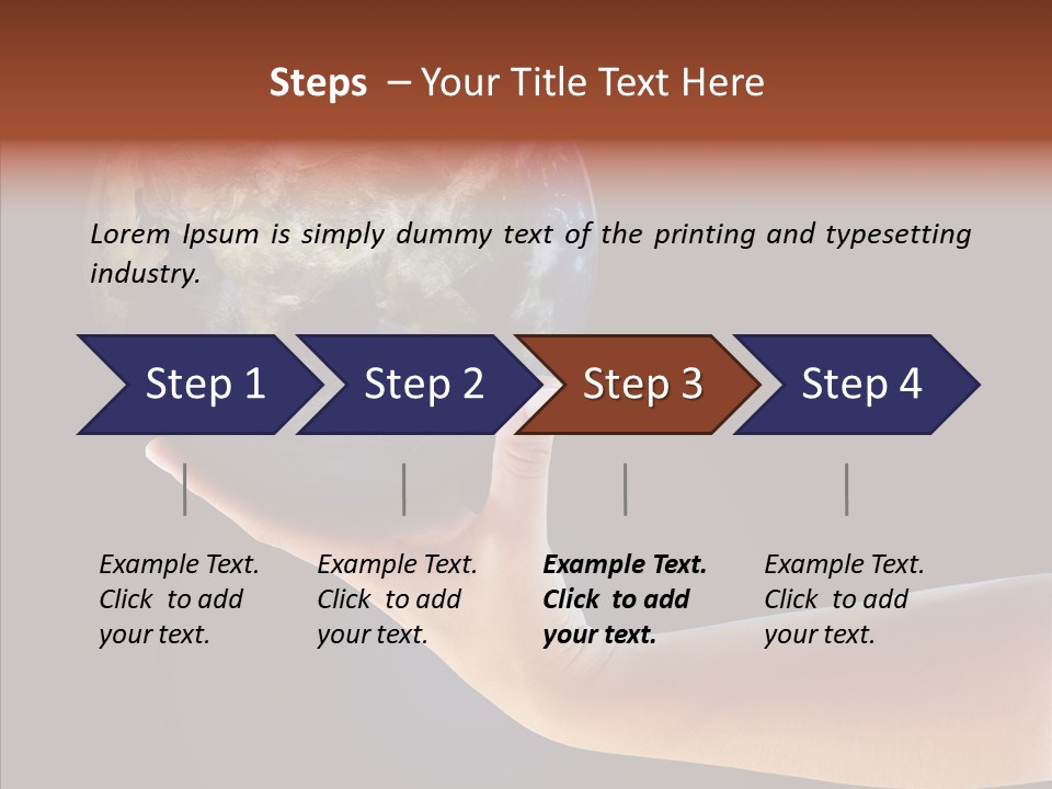 Old Finger Senior PowerPoint Template