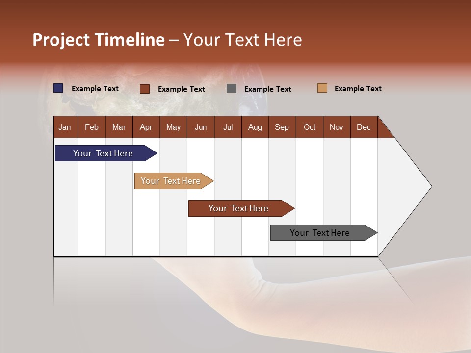 Old Finger Senior PowerPoint Template