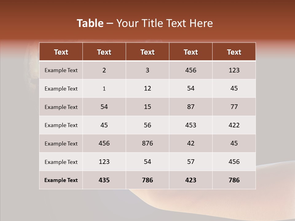 Old Finger Senior PowerPoint Template