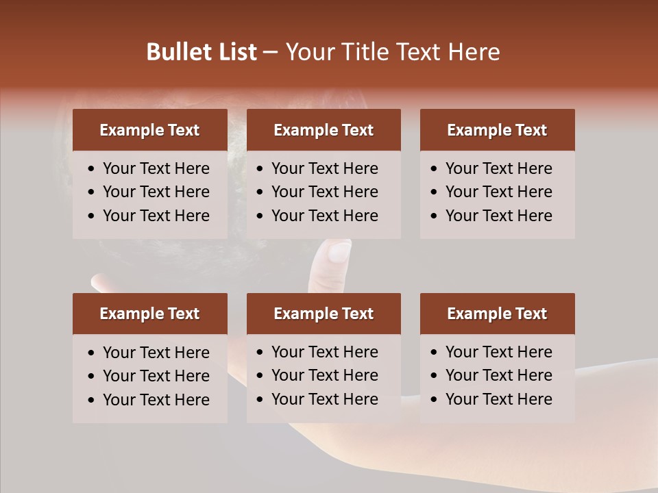 Old Finger Senior PowerPoint Template