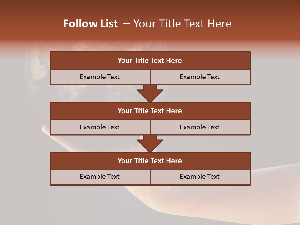 Old Finger Senior PowerPoint Template