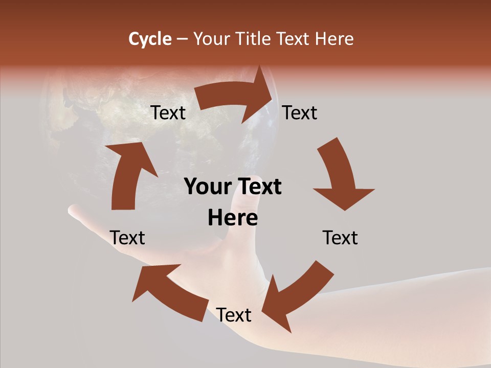 Old Finger Senior PowerPoint Template