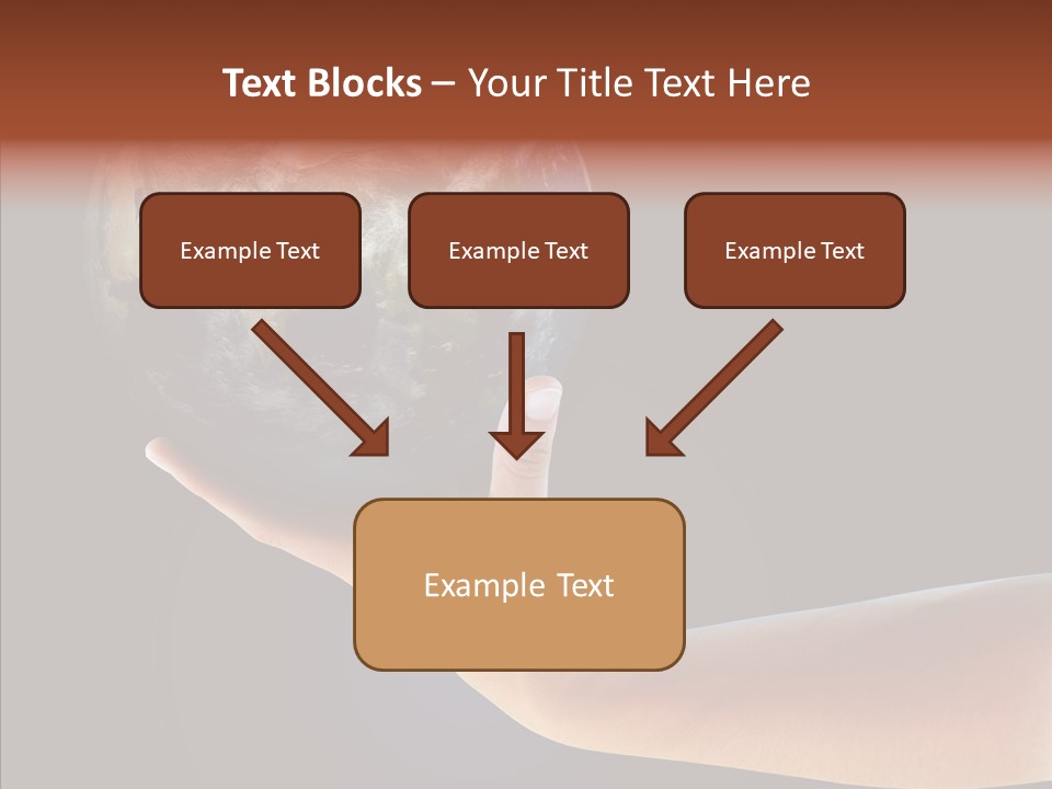 Old Finger Senior PowerPoint Template