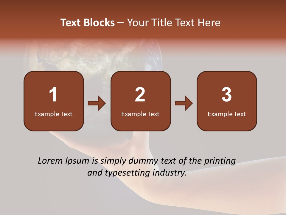 Old Finger Senior PowerPoint Template