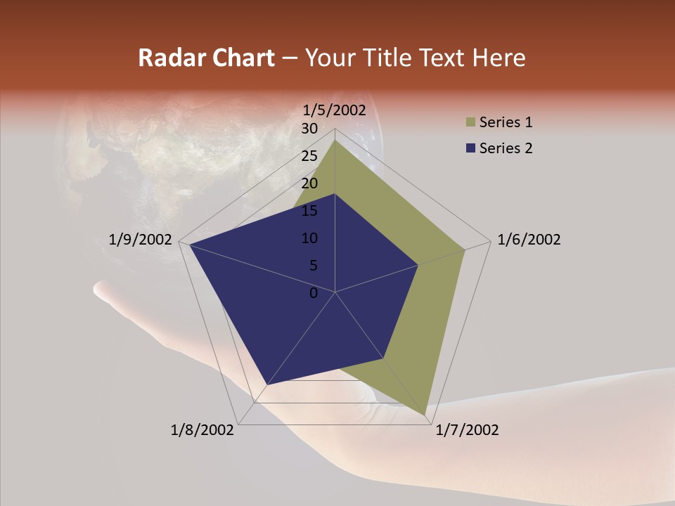 Old Finger Senior PowerPoint Template